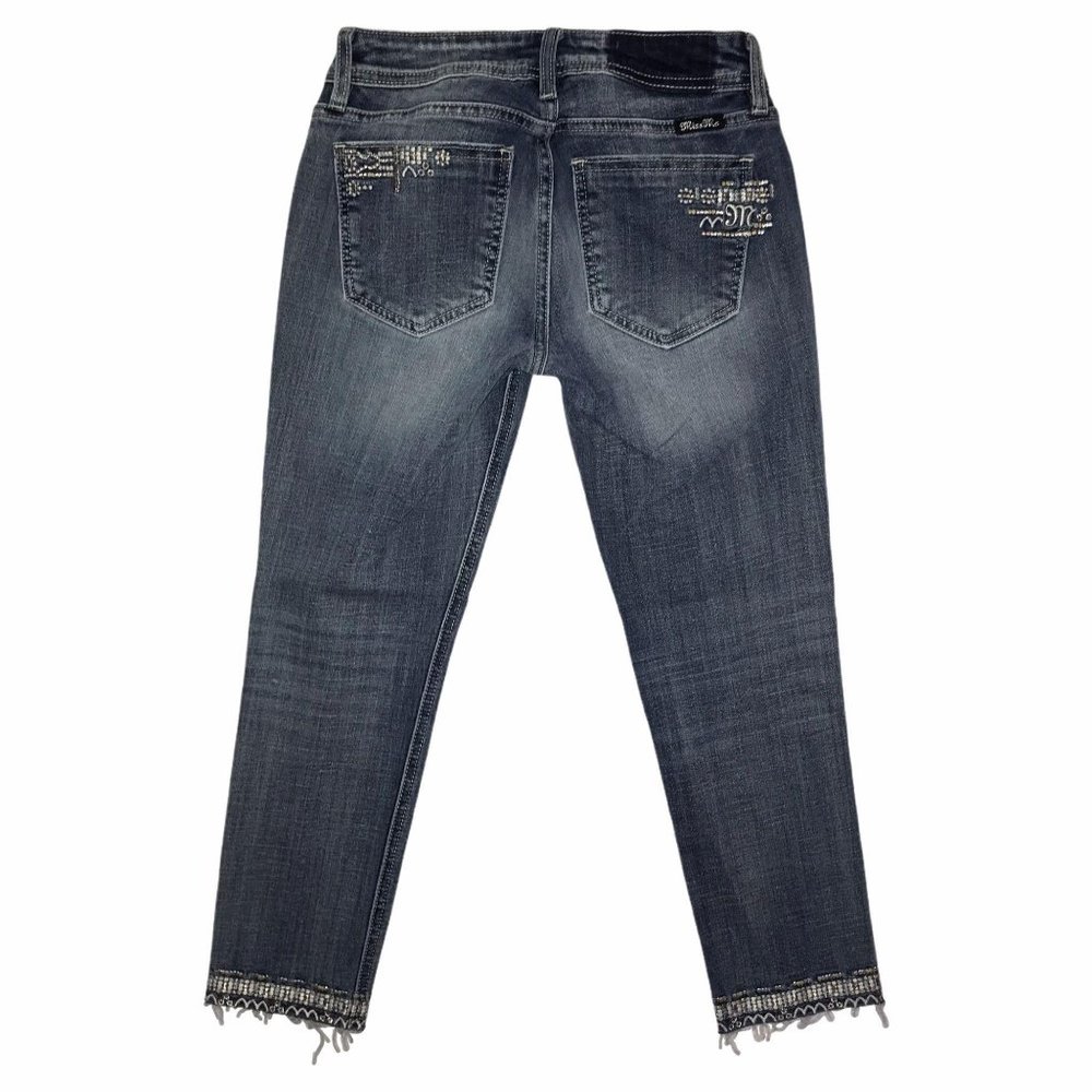 Miss Me Distressed Medium Skinny Ankle Jeans 25 23 - Picture 8 of 12